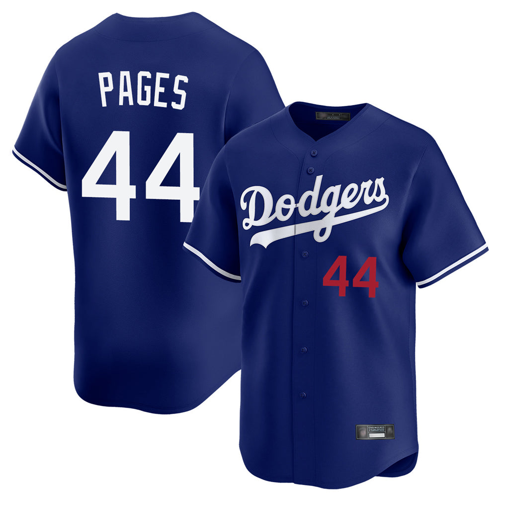 Pouc LA.Dodgers #44 Andy Pages Player Royal Limited Home Stitched Jerseys