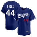 Pouc LA.Dodgers #44 Andy Pages Player Royal Limited Home Stitched Jerseys