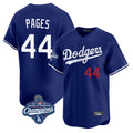 Pouc LA.Dodgers #44 Andy Pages Player Royal World Series Meet Limited Home Stitched Jerseys