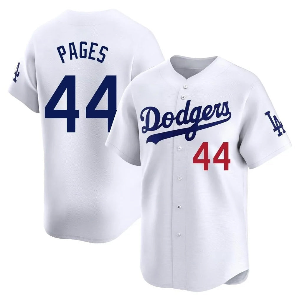 Pouc LA.Dodgers #44 Andy Pages Player White Limited Home Stitched Jerseys
