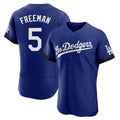 Pouc LA.Dodgers #5 Freddie Freeman Player Royal City Connect Elite Home Stitched Jerseys