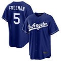 Pouc LA.Dodgers #5 Freddie Freeman Player Royal Game Stitched Jerseys