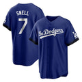 Pouc LA.Dodgers #7 Blake Snell Player Royal City Connect Home Game Stitched Jerseys