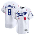 Pouc LA.Dodgers #8 Enrique Hern?¡ì?¨¦ndez Player White Tokyo Series Vapor Premier Limited Stitched Jerseys