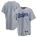 Pouc LA.Dodgers Blank Player Gray Game Home Stitched Jerseys