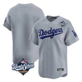Pouc LA.Dodgers Player Gray Limited Home World Series Stitched Jerseys
