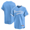 Pouc LA.Dodgers Blank Player Light Blue Cooperstown Collection Limited Stitched Jerseys
