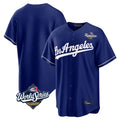 Pouc LA.Dodgers Blank Player Royal Game World Series Stitched Jerseys
