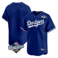 Pouc LA.Dodgers Blank Player Royal Limited Home World Series Stitched Jerseys