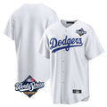 Pouc LA.Dodgers Blank Player White Game Home World Series Stitched Jerseys