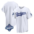 Pouc LA.Dodgers Blank Player White Home Game World Series Meet Stitched Jerseys