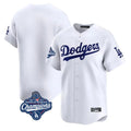 Pouc LA.Dodgers Blank Player White Limited Home World Series Meet Stitched Jerseys