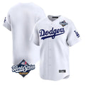 Pouc LA.Dodgers Blank Player White Limited Home World Series Stitched Jerseys
