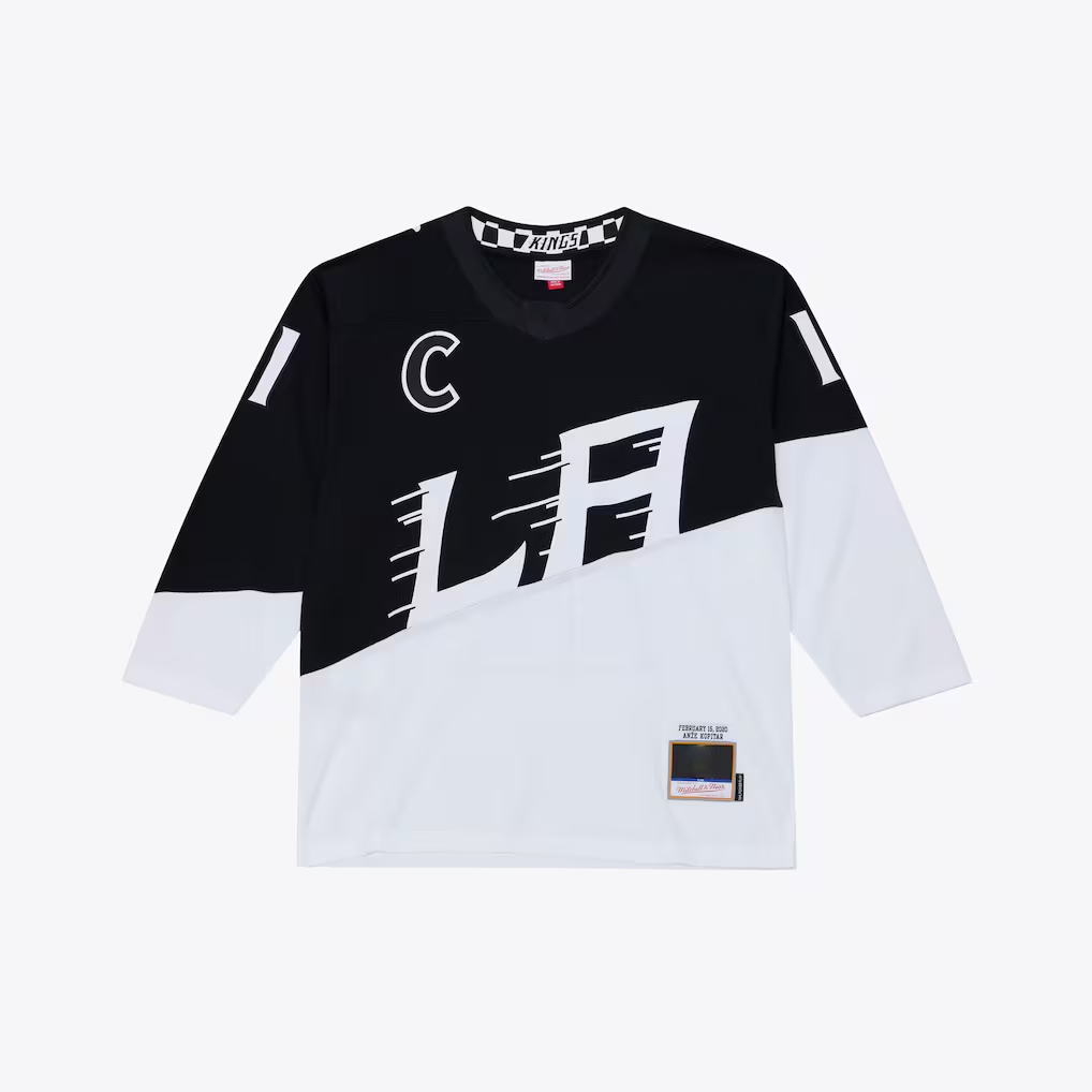 Pouc LA.Kings #11 Anze Kopitar Mitchell & Ness Black 2020 Power Play Jerseys