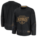 Pouc LA.Kings Black 2024 Military Appreciation Practice Jerseys