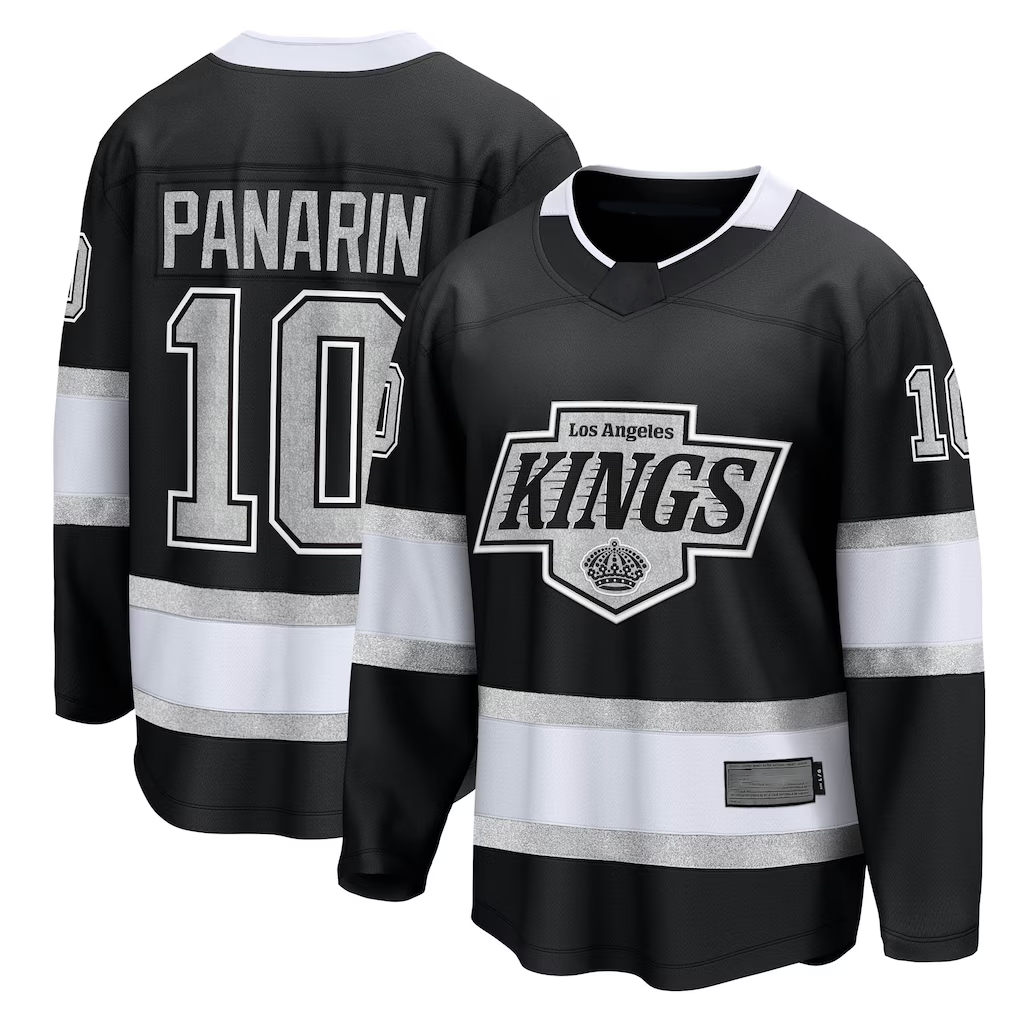 Pouc LA.Kings #10 Artemi Panarin Black Home Breakaway Jerseys