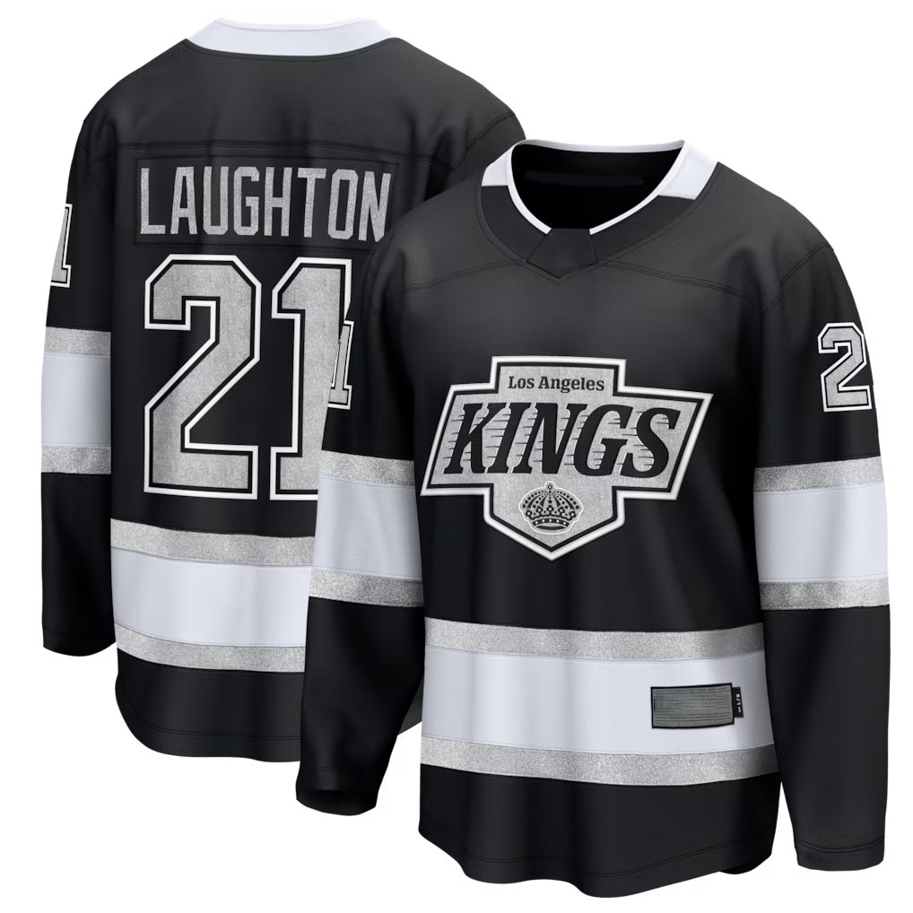 Pouc LA.Kings #21 Scott Laughton Black Home Breakaway Jerseys