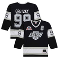 Pouc LA.Kings #99 Wayne Gretzky Black 1992-93 Power Play Jerseys
