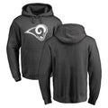 Pouc LA.Rams #0 Byron Young Player Gray Pullover Hoodie Limited Game Stitched Jerseys