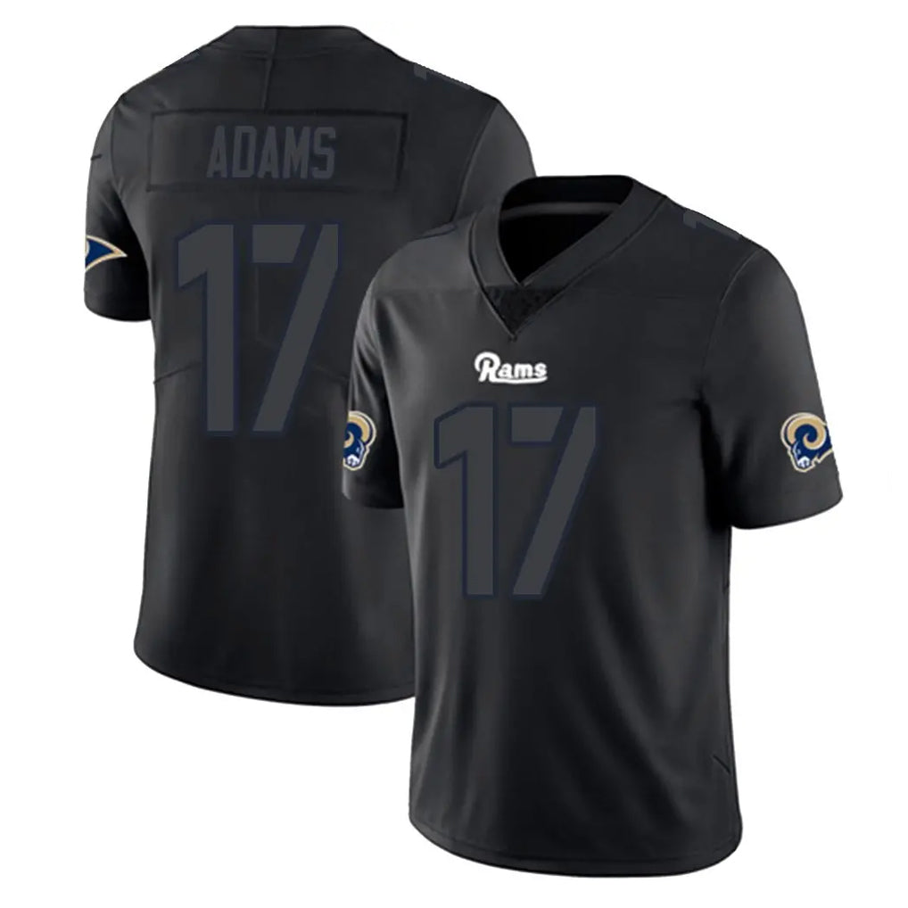 Pouc LA.Rams #17 Davante Adams Player Black Impact Limited Home Game Stitched Jerseys