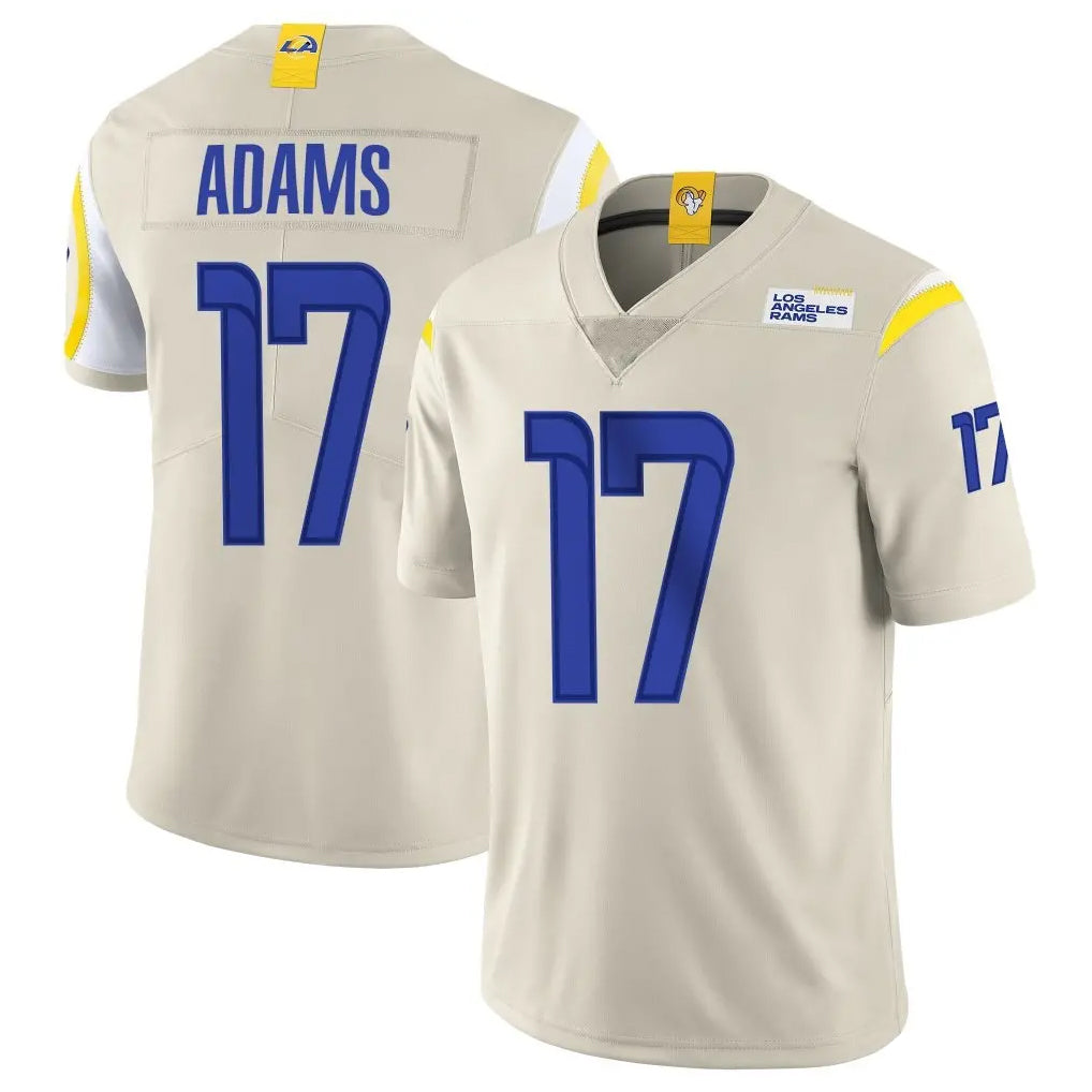 Pouc LA.Rams #17 Davante Adams Player Bone Limited Vapor Home Game Stitched Jerseys