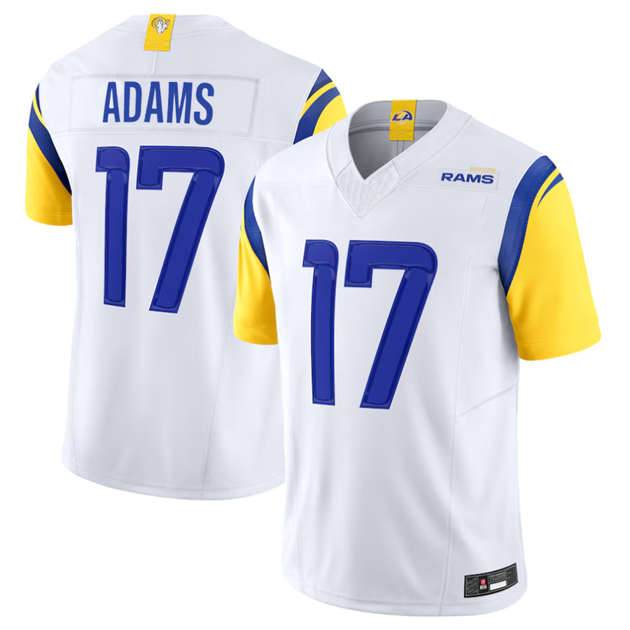 Pouc LA.Rams #17 Davante Adams Player White F.U.S.E. Limited Stitched Jerseys