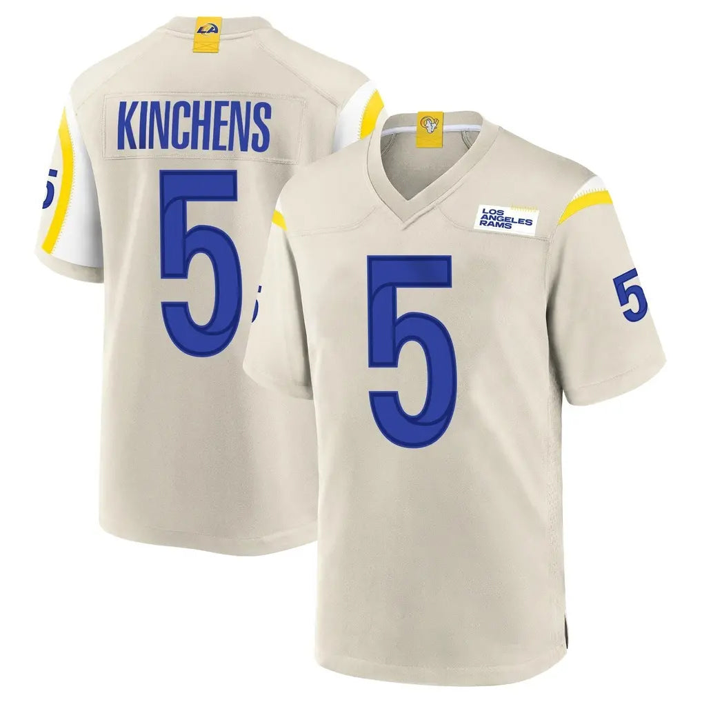 Pouc LA.Rams #5 Kamren Kinchens Player Bone Home Game Stitched Jerseys
