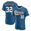 Pouc M.Brewers #32 Jacob Misiorowski Player Blue 2026 City Connect Home Limited Elite Stitched Jerseys