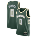 Pouc M.Bucks #0 Brayden Burries Hunter Green Swingman Jerseys - Icon Edition