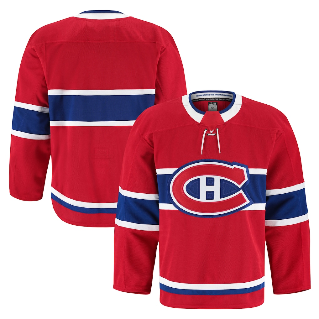 Pouc M.Canadiens Red Home Authentic Pro Jerseys