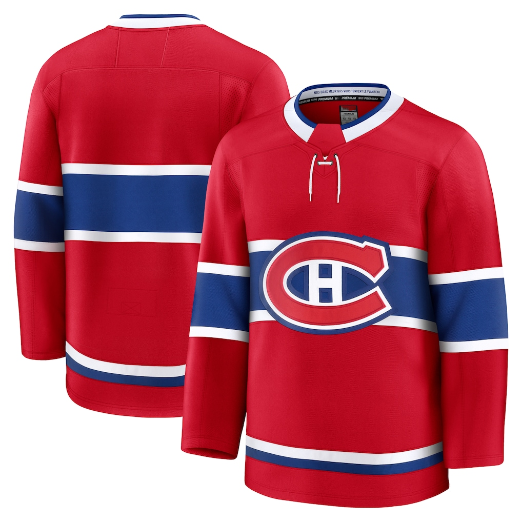 Pouc M.Canadiens Red Home Premium Jerseys