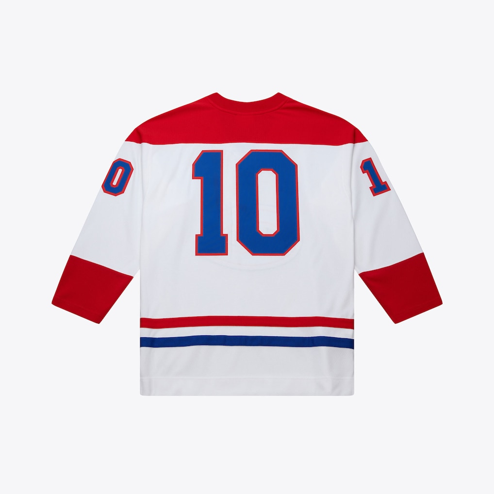 Pouc M.Canadiens #10 Guy Lafleur Mitchell & Ness White 1971 Power Play Jerseys