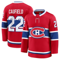 Pouc M.Canadiens #22 Cole Caufield Red Home Premium Jerseys