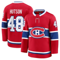Pouc M.Canadiens #48 Lane Hutson Red Home Premium Jerseys