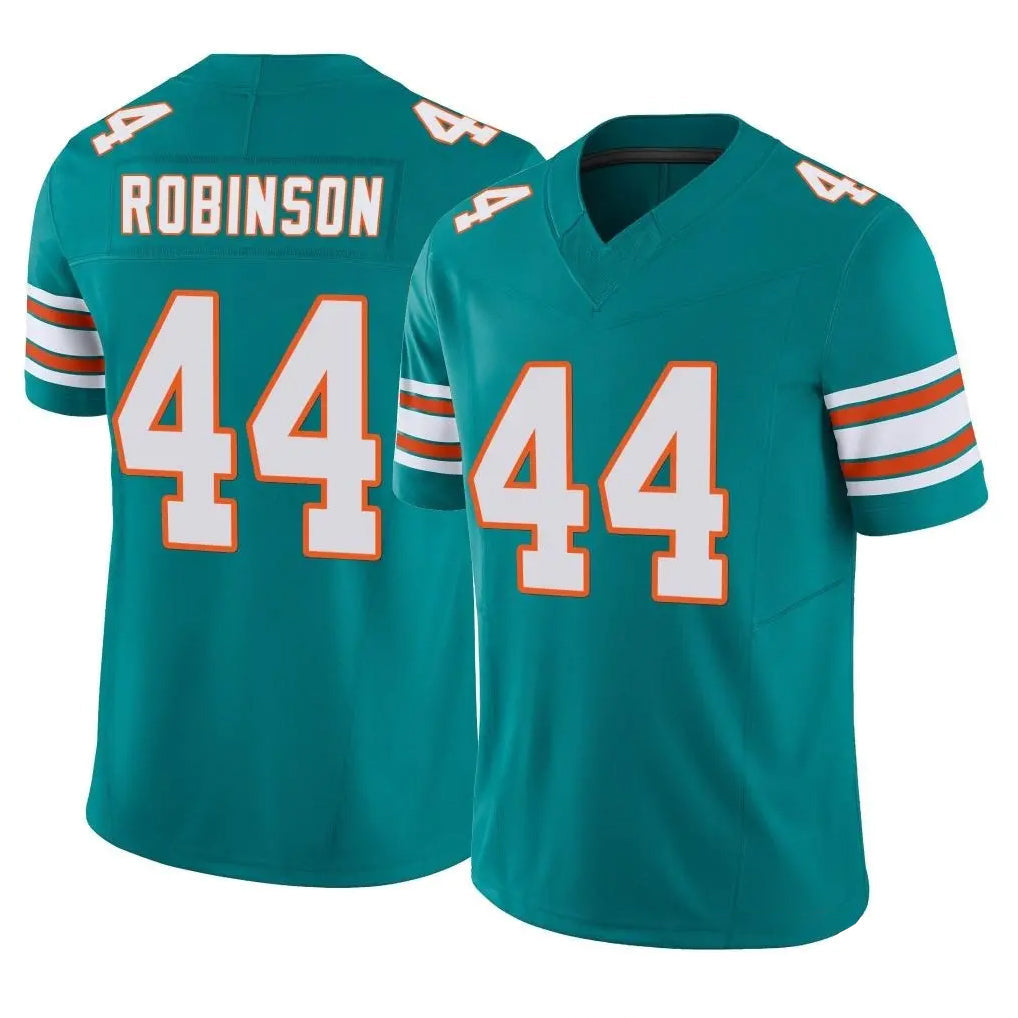 Pouc M.Dolphins #44 Chop Robinson Player Aqua Limited Alternate Vapor F.U.S.E. Home Game Stitched Jerseys