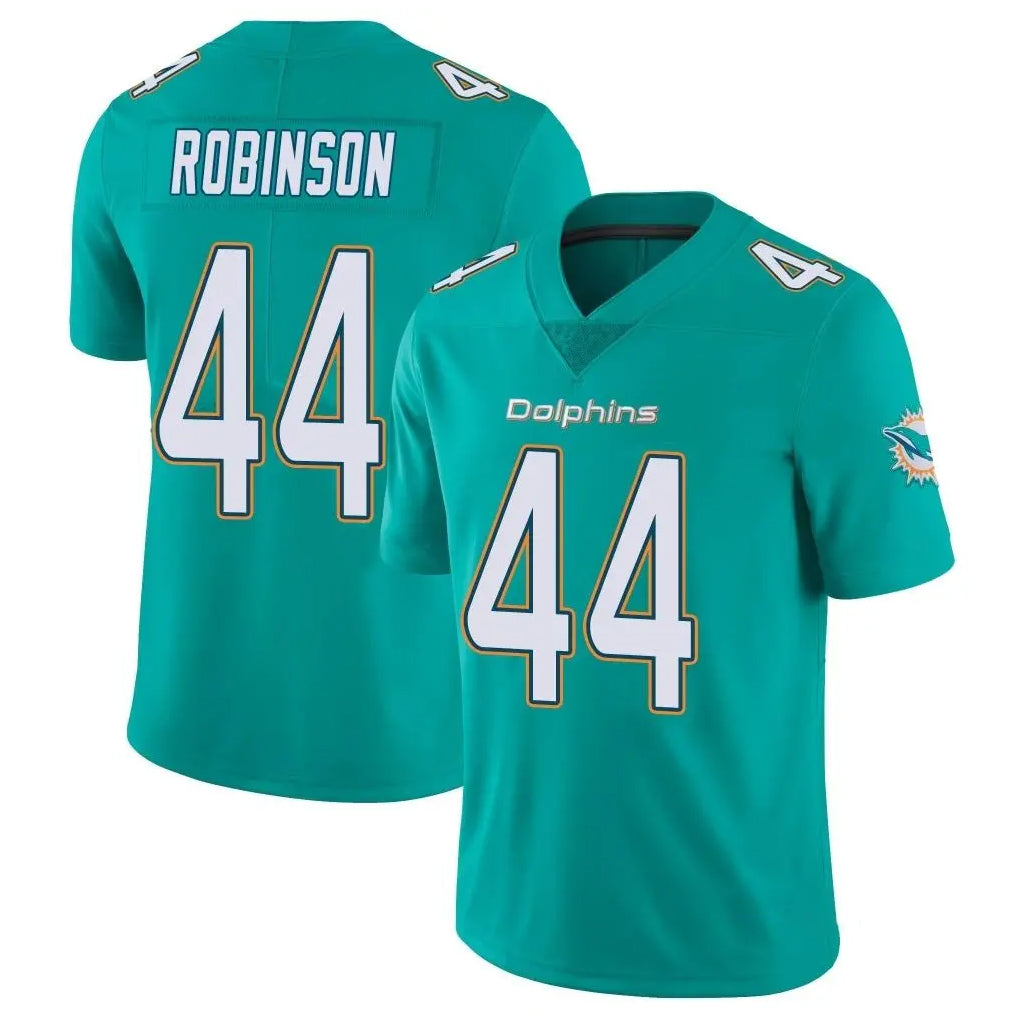 Pouc M.Dolphins #44 Chop Robinson Player Aqua Limited Vapor Untouchable Home Game Stitched Jerseys