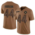 Pouc M.Dolphins #44 Chop Robinson Player Brown Salute To Service Limited Stitched Jerseys