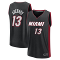 Pouc M.Heat #13 Bam Adebayo Black Fast Break Replica Jerseys - Icon Edition