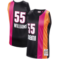 Pouc M.Heat #55 Jason Williams Mitchell & Ness Black 2005-2006 Hardwood Classics Swingman Jerseys