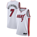 Pouc M.Heat #7 Giannis Antetokounmpo White Swingman Jerseys - Association Edition