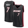 Pouc M.Heat #7 Kel'el Ware Black Fast Break Replica Player Jerseys - Icon Edition