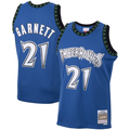 Pouc M.Timberwolves #21 Kevin Garnett Mitchell & Ness Blue 2003-2004 Hardwood Classics Swingman Stitched Jerseys