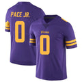Pouc MN.Vikings #0 Ivan Pace Jr. Player Purple Limited Color Rush Home Game Stitched Jerseys