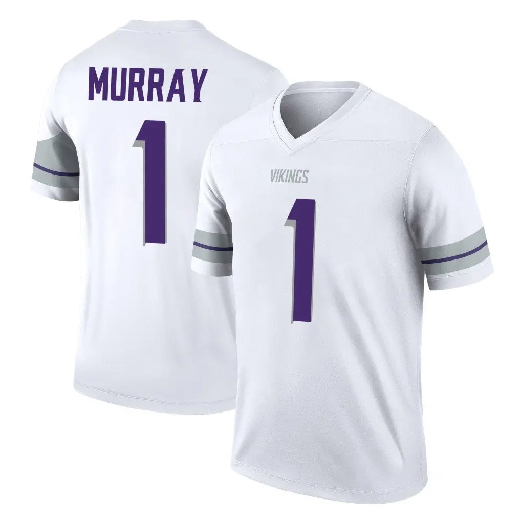 Pouc MN.Vikings #1 Kyler Murray Player White Alternate Legend Home Game Stitched Jerseys