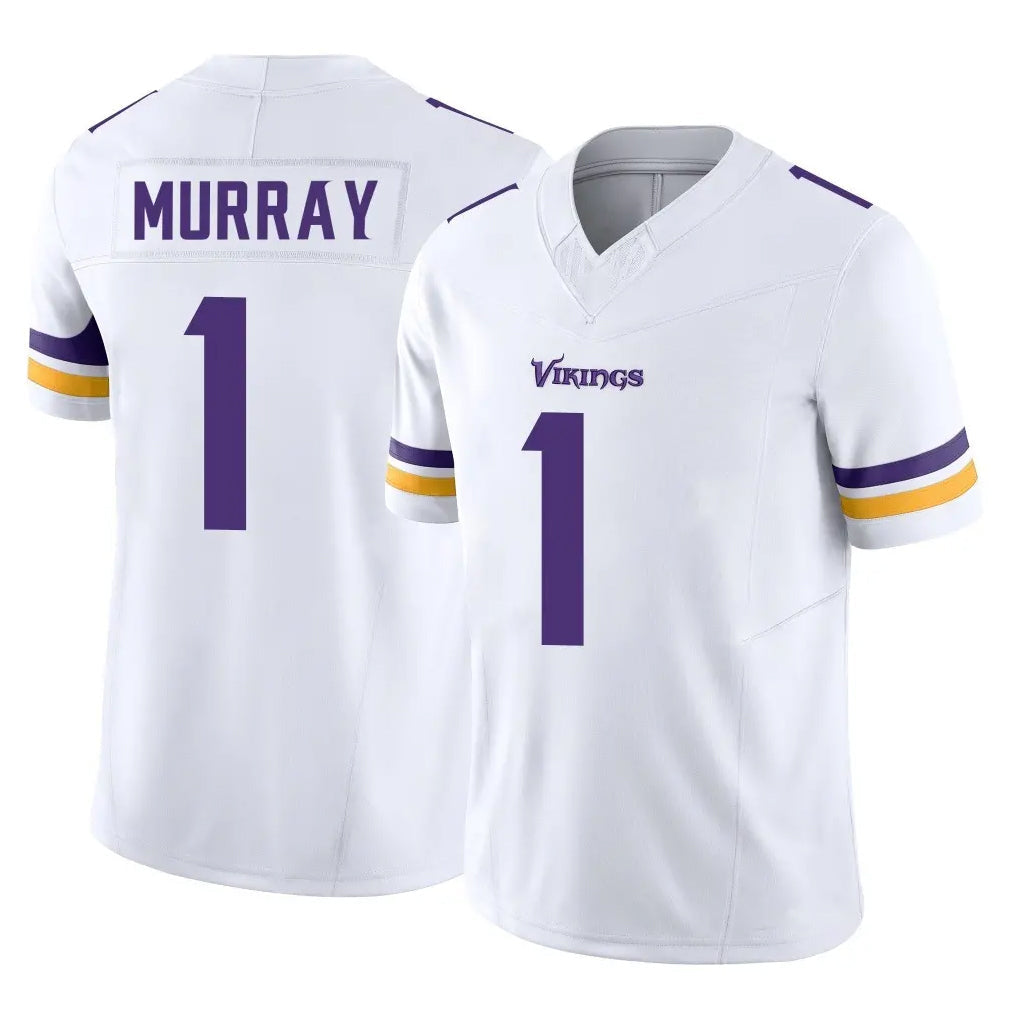 Pouc MN.Vikings #1 Kyler Murray Player White Limited Vapor F.U.S.E. Home Game Stitched Jerseys
