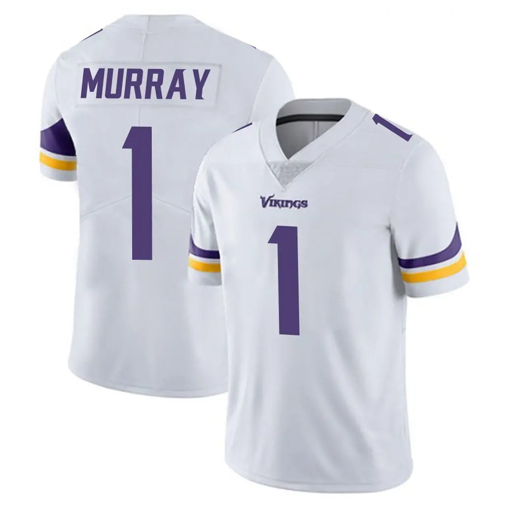 Pouc MN.Vikings #1 Kyler Murray Player White Limited Vapor Untouchable Home Game Stitched Jerseys