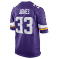 Pouc MN.Vikings #33 Aaron Jones Purple Game Player Jersey Stitched American Stitched Jersey