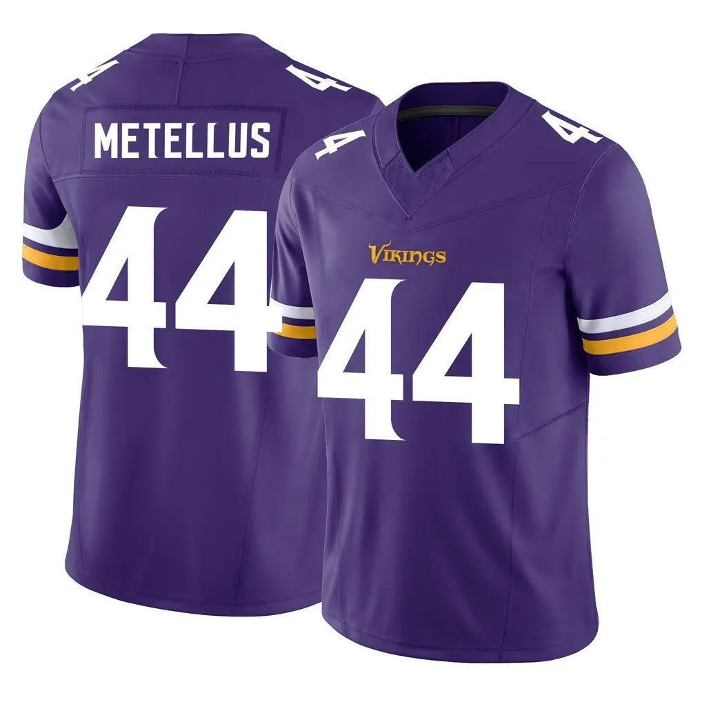 Pouc MN.Vikings #44 Josh Metellus Player Purple Limited Vapor F.U.S.E. Home Game Stitched Jerseys