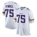 Pouc MN.Vikings #75 Brian O'Neill Player White Home Game Stitched Jerseys