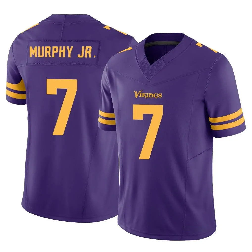 Pouc MN.Vikings #7 Byron Murphy Jr. Player Purple Limited Alternate Vapor F.U.S.E. Home Game Stitched Jerseys